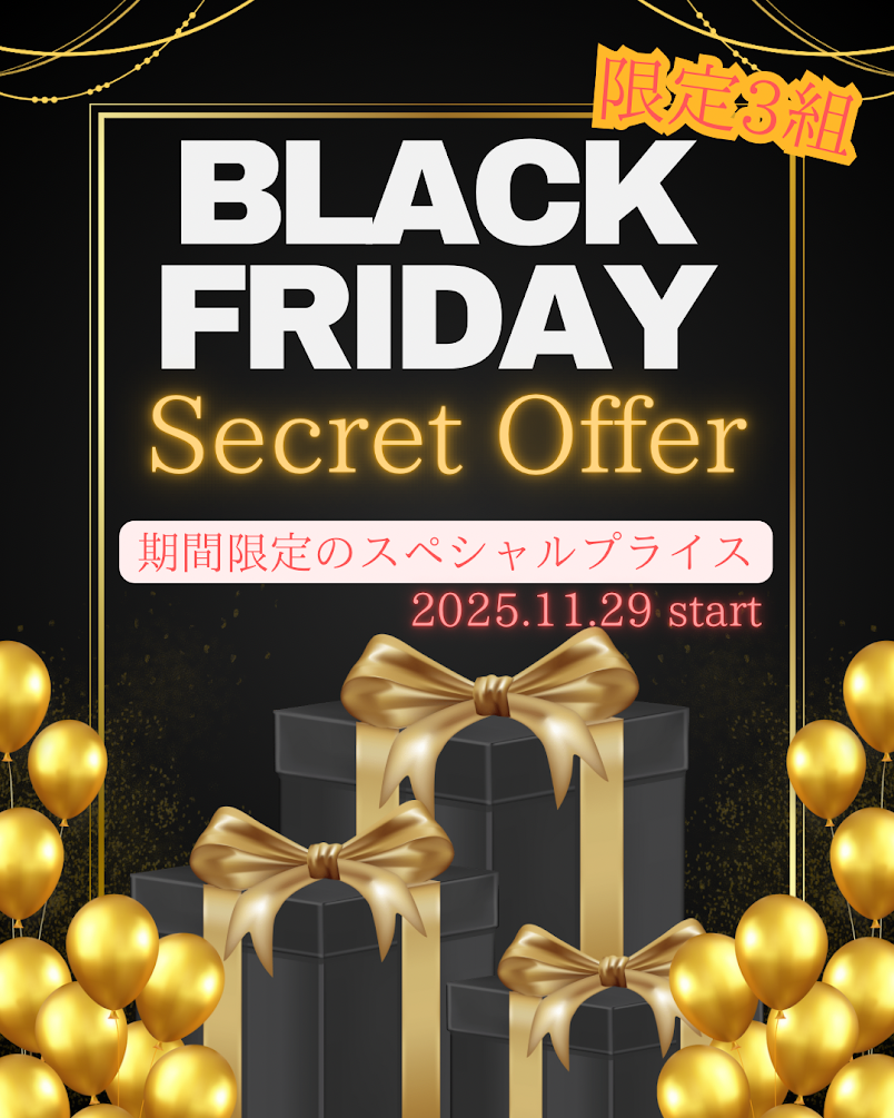 ブラックフライデー開催！